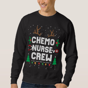 Chemo Infusion Nurse Niedliche Weihnachtsgnomes On Sweatshirt