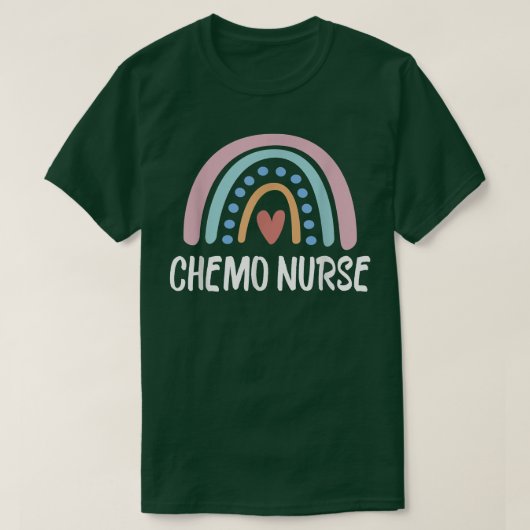 Chemo Infusion Squad Leopard Regenbogen Chemo Infu T-Shirt (Design vorne)