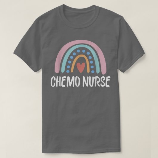 Chemo Infusion Squad Leopard Regenbogen Chemo Infu T-Shirt (Design vorne)