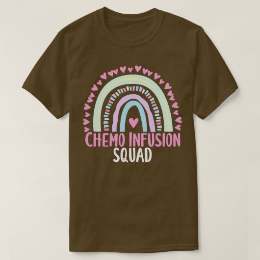 Chemo Infusion Squad Party Matching Womens Appreci T-Shirt (Design vorne)