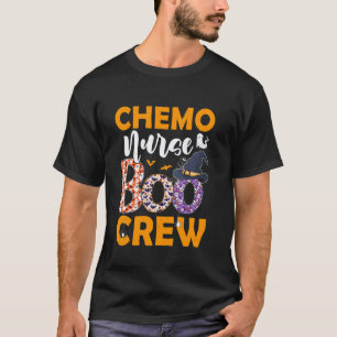 Chemo Krankenschwester Boo Crew Spuky Boo Geist Ha T-Shirt
