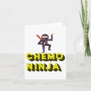 Chemo Ninja kids Cancer Awareness Month Karte