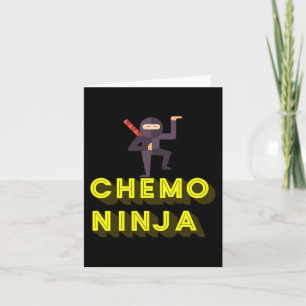 Chemo Ninja kids Cancer Awareness Month Karte
