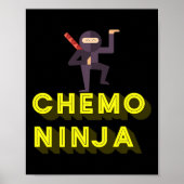 Chemo Ninja kids Cancer Awareness Month Poster (Vorne)