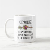 Chemo Nurse Chemotherapie Geschenk Tasse (Links)