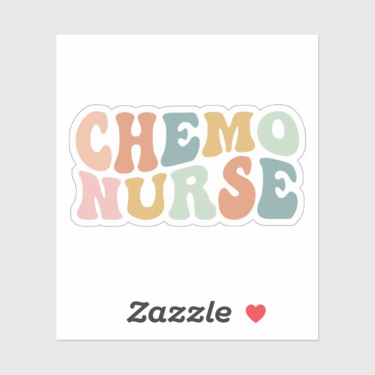 Chemo Oncology Nurse, Chemotherapie Geschenk Aufkleber (Blatt)