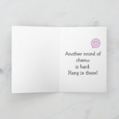 Chemo spielen wie eine Königin! Niedliche Krebsunt Karte (Innenseite)