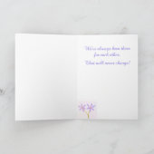 Chemo Support Best Friend Blume Karte (Innenseite)