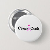 Chemo Trainer - rosa Band-Brustkrebs Button (Vorne & Hinten)