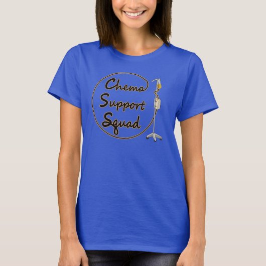 Chemo Unterstützer-Team T-Shirt (Vorderseite)