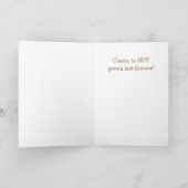 Chemo unterstützt Niedliches Eichhörnchen Karte (Innenseite)