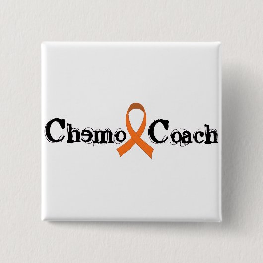 Chemo Zug - orange Band Button (Vorderseite)