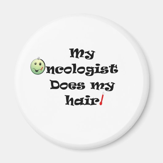 ChemoHair Blk Ltrs Magnet (Vorne)