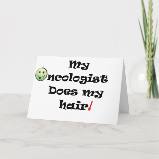 ChemoHair Schwarzes Liter Karte (Vorderseite)