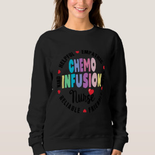 Chemoinfusionsschwester-Team Zukunft Onkologie Pfl Sweatshirt