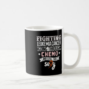 Chemotherapie-Leukämie-Krebs-Bewusstseins-Unterstü Kaffeetasse