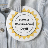 Chemtrail freier Tag - Knopf Button (Beispiel)