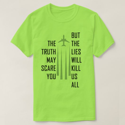 Chemtrail Lügen T-Shirt (Design vorne)