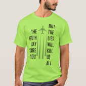 Chemtrail Lügen T-Shirt (Vorderseite)