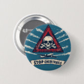 Chemtrail Pin Button (Vorne & Hinten)