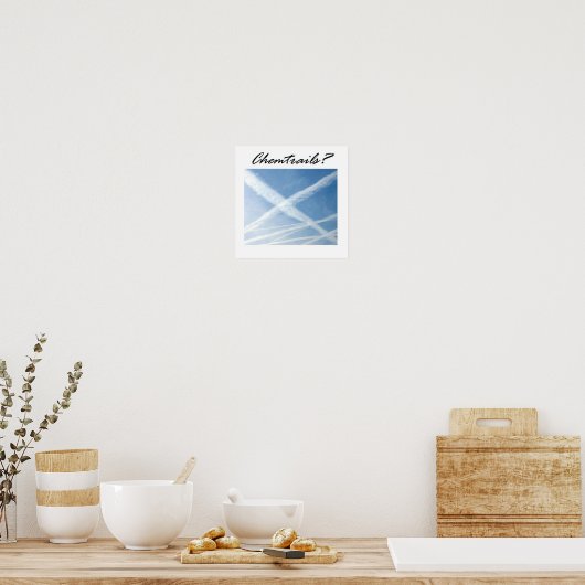 Chemtrails? Poster (Küche)