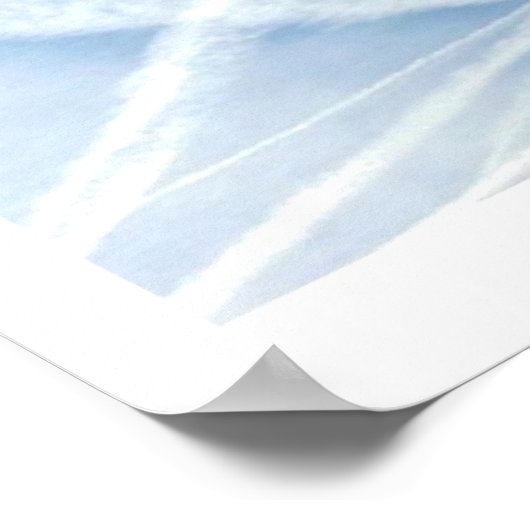 Chemtrails? Poster (Ecke)