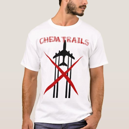 Chemtrails sind falsches T-Shirt (Vorderseite)