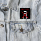 Chemtrails sind schwarz falsch button (Beispiel)