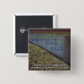 Chemtrails sind weltweit button (Vorne & Hinten)