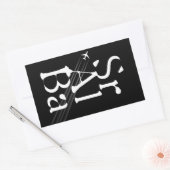 Chemtrails Sr+Al+Ba Rechteckiger Aufkleber (Umschlag)