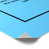 Chemtrails stoppen poster (Ecke)