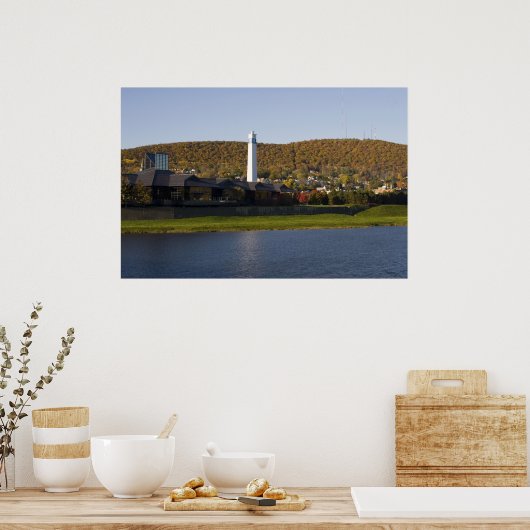 Chemung River in Corning NY Poster (Küche)