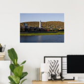 Chemung River in Corning NY Poster (Heimbüro)