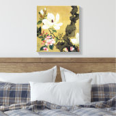 Chen Hongshou Magnolia und Erect Rock Leinwanddruck (Insitu (Schlafzimmer))
