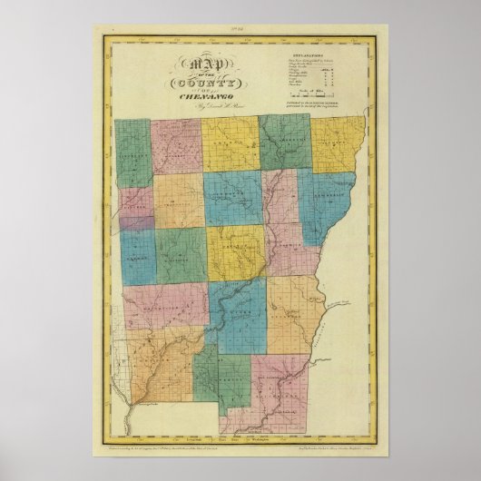 Chenango Landkreis Poster (Vorne)