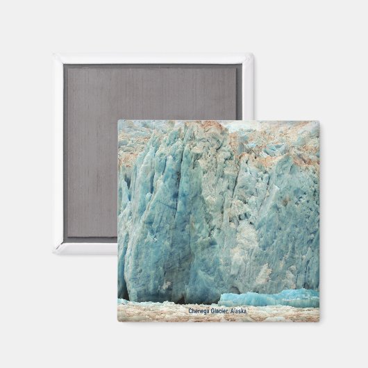Chenega Glacier, Alaska Magnet (Vorderseite/Rückseite)