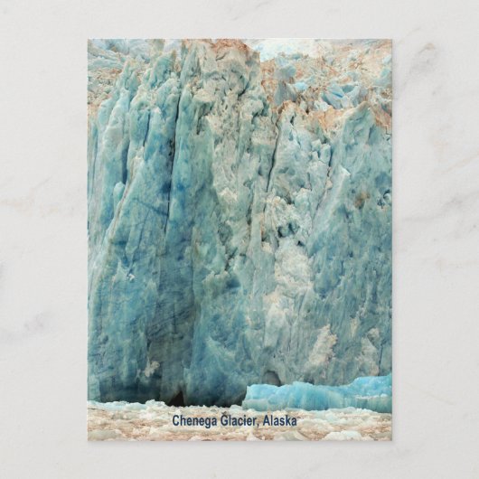 Chenega Glacier, Alaska Postkarte (Vorderseite)
