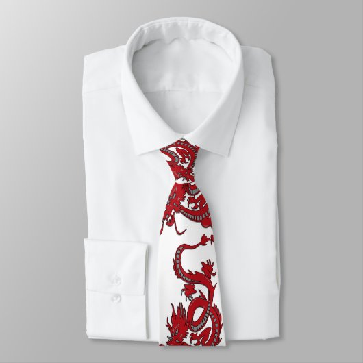 Chenese Dragon - Chinesisches Neujahr Krawatte (Gebunden)