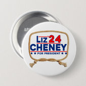 Cheney '24 button (Vorne & Hinten)
