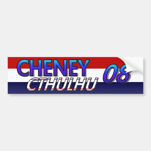 Cheney Cthulhu 08 Aufkleber Autoaufkleber (Vorne)