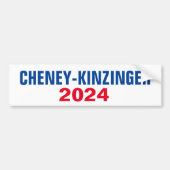 CHENEY KINZINGER 2024 AUTOAUFKLEBER (Vorne)