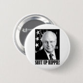 Cheney schloss Hippie Button (Vorne & Hinten)