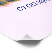 Chengdu Skyline Poster (Ecke)