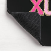 Chenille Patch Sparkling Xoxo Valentinstag Herz Mousepad (Ecke)