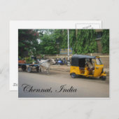 Chennai, Indien Postkarte (Vorne/Hinten)