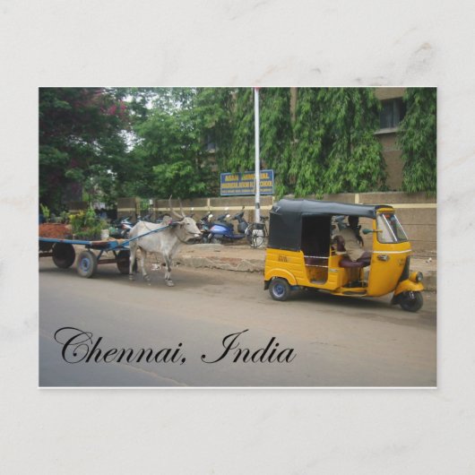 Chennai, Indien Postkarte (Vorderseite)
