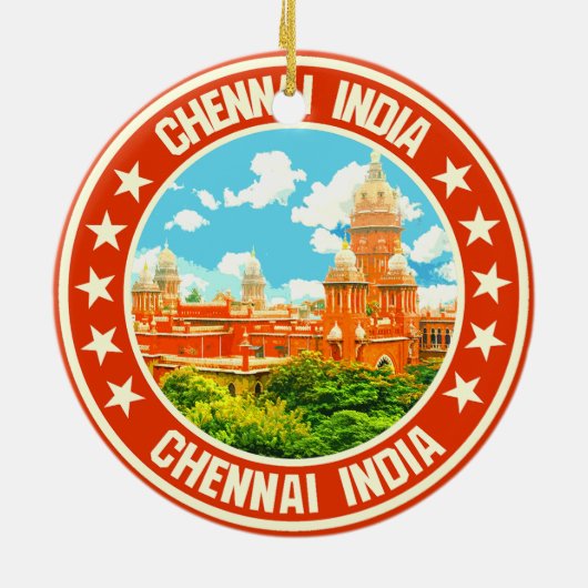 Chennai Keramik Ornament (Hinten)