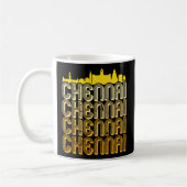 Chennai Madras Sky Tamil Tamilnadu Kaffeetasse (Links)