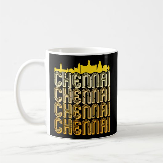 Chennai Madras Sky Tamil Tamilnadu Kaffeetasse (Links)