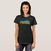 Chennai Madras Sky Tamil Tamilnadu T-Shirt (Vorne ganz)